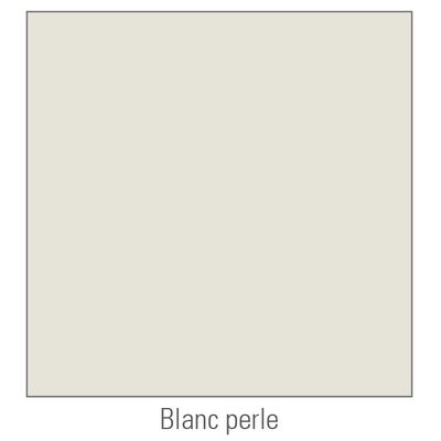 3253310150676-Bureau double vague symétrique IDRA - L180 cm - Pieds blanc - plateau Blanc perle--3