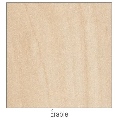 3253310150430-Bureau double vague symétrique IDRA - L180 cm - Pieds blanc - plateau imitation Erable--3