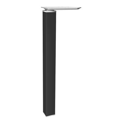 3253310163812-Bureau droit EXPRIM - L140 cm - Plateau imitation Chêne gris - Pieds carbone--2