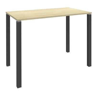 3253310166028-Table Lounge - L140xH105xP60 cm - 4 Pieds carbone - plateau imitation érable--0