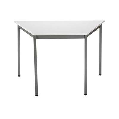 370024550400-Table modulaire trapezoïdale - L120 x H60 x P60 cm - gris clair--0