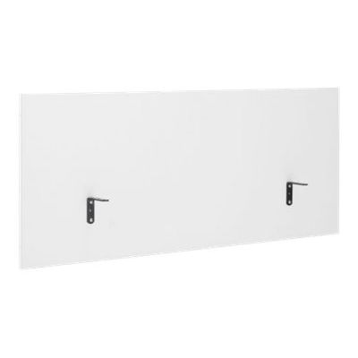 3483600642653-Écran de séparation pour bureau YES ! - L140 x H60 - blanc-Angle droit-0