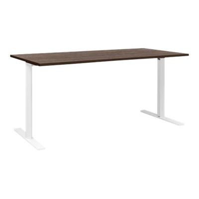 2012349338339-Table de réunion modulaire - YES ! - 140 cm - Pieds blancs - Chêne royal-Angle gauche-0