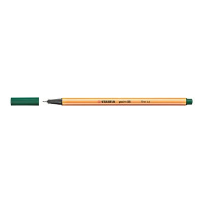 4006381186476-STABILO Point 88 - Feutre fin - 0.4 mm - vert pin-Angle gauche-0