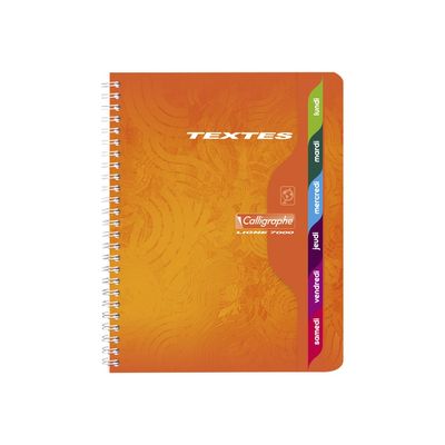 3037920010564-Cahier de textes Calligraphe 7000 - A5+ - Exacompta-Avant-0