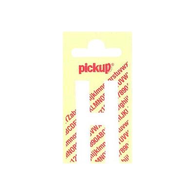 8711234222077-Pickup - Étiquette autocollante - 90 mm - Lettre H - blanc mat-Avant-0