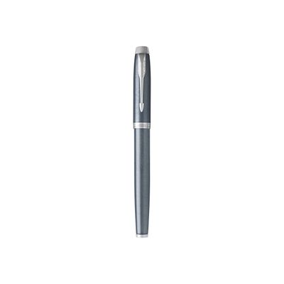 3501179316482-Parker IM - Stylo plume - encre bleue - fin - gris/argent-Avant-3