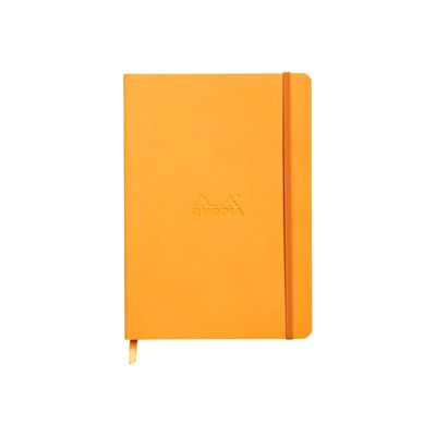 3037921174159-RHODIA Rhodiarama - Carnet souple A5 - 160 pages - ligné - orange-Avant-0