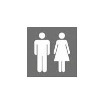 8711234004383-Pickup Home 3D - Plaque Acrylique Femmes/Hommes - 9 x 9 cm - blanc-Avant-0