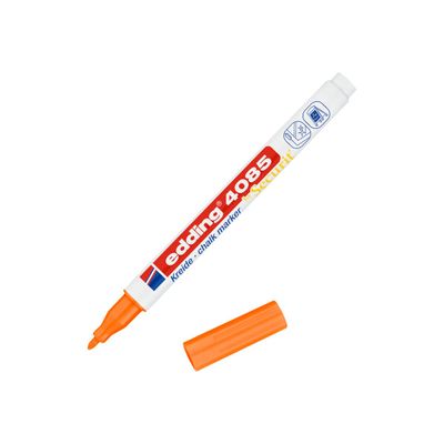 4057305036575-Edding 4085 - Marqueur craie liquide - 1-2 mm - orange fluo-Angle gauche-0