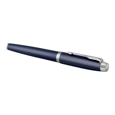 3501179316475-Parker IM - Stylo plume bleu - pointe fine-Angle gauche-3
