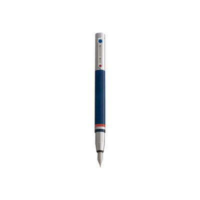 3108722406906-Oberthur Cap Horn - Stylo plume rouge-Angle gauche-1