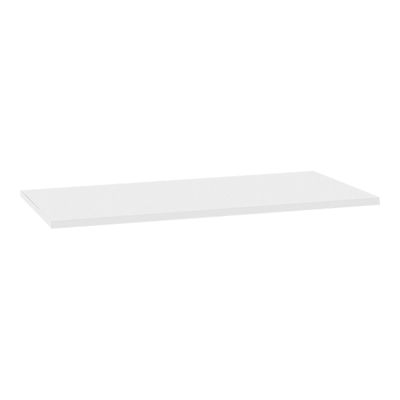 3483600495648-Top pour caisson bout de bureau Sunday - 42 x 80 cm - blanc-Angle gauche-0