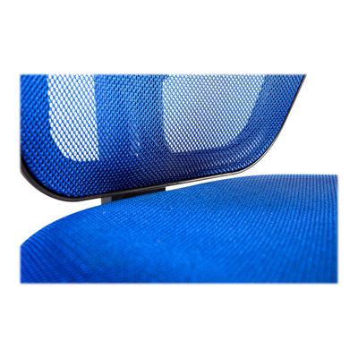 0000000108805-Fauteuil de bureau PHOENIX - accoudoirs fixes - Bleu-Gros plan-5