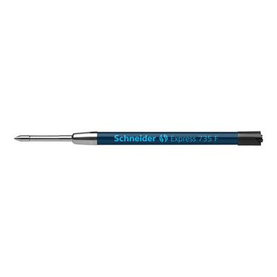 4004675073518-Schneider Express 735  - Recharge pour stylo à bille - noir - pointe fine-Angle gauche-0