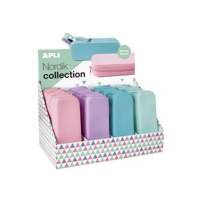8410782174080-Apli Nordik Collection - Trousse 1 compartiment - silicone - disponible dans différentes c-Angle gauche-0