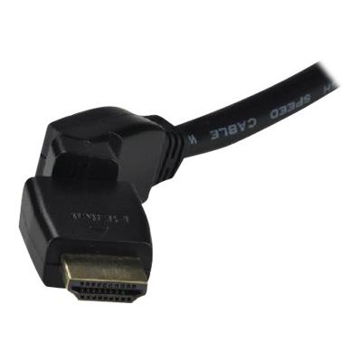 3700224753313-MCL Samar - câble HDMI orientable haute vitesse+LED 3D/4K avec ethernet (M) - 1,8 m-Gros plan-1