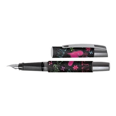 4014421611239-Online Campus - Stylo plume - Be happy-Angle gauche-2