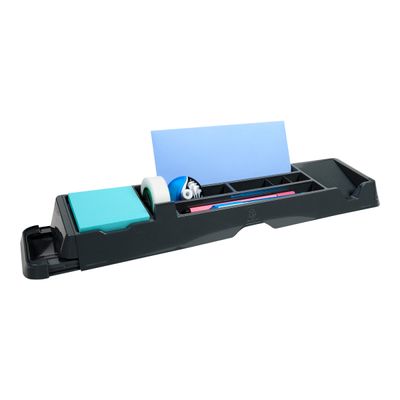 9002493094178-Exacompta Toolbar - Organiseur de bureau gris brillant-Angle gauche-0