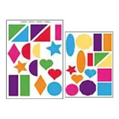 8410782128267-Apli - 4 feuilles gommettes maxi - formes géométriques-Avant-0