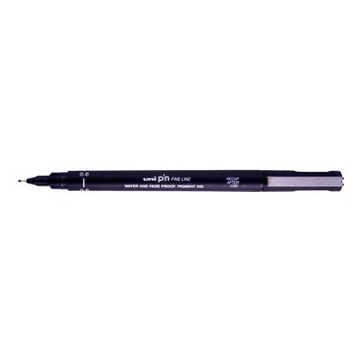 4902778154625-UNI PIN - Feutre fin - pointe calibrée - 0.6 mm - noir-Angle gauche-0