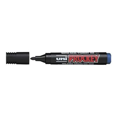 4902778917121-UNI PROCKEY PM - Marqueur permanent - pointe ogive - bleu-Angle gauche-0