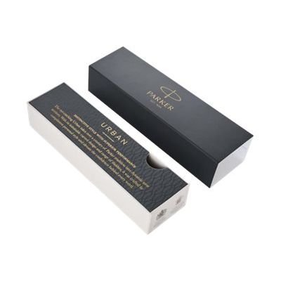3501179315973-Parker Urban - Stylo plume - encre bleue - fin - corps métallique/argent-Angle droit-5