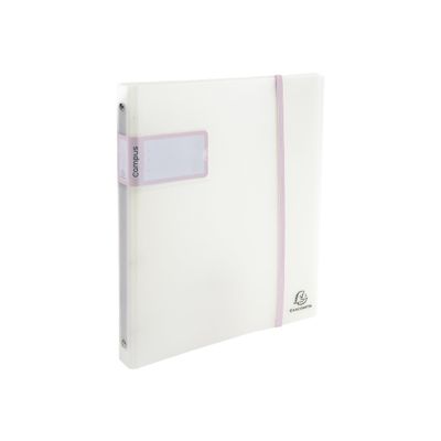 3130630516637-Exacompta Campus Light - Classeur souple à anneaux - Dos 30 mm - A4 - pour 200 feuilles - disponib-Angle gauche-4