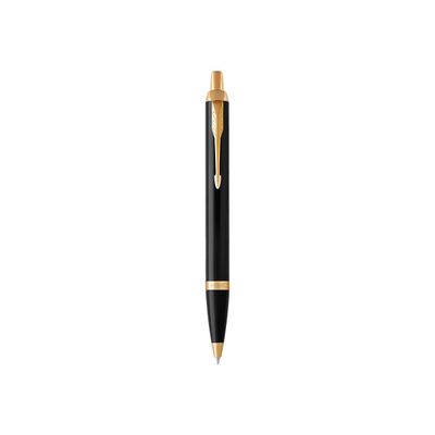 3501179316666-Parker IM - Stylo à bille noir/or - encre bleue-Avant-0