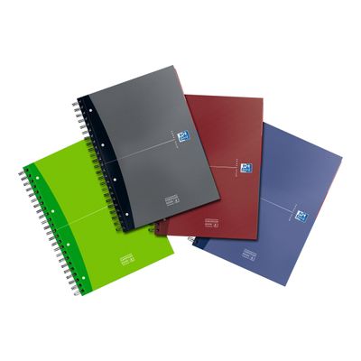 8412771025007-Oxford Europeanbook - Cahier A5 - 200 pages - petits carreaux (5x5 mm) - disponible dans différen-Avant-0