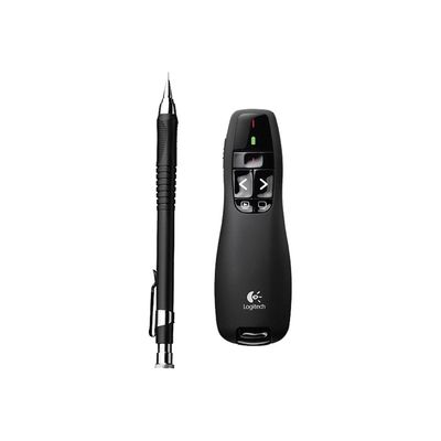 5099206018112-Logitech Wireless Presenter R400 - Pointeur laser télécommandé-Avant-0