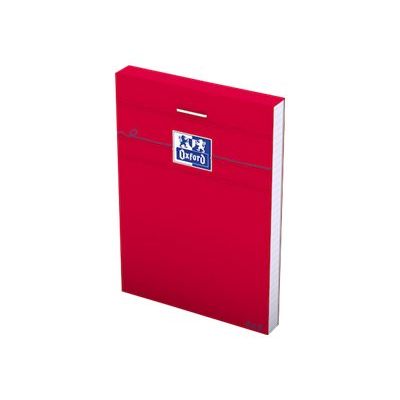 2012347544664-Oxford - Bloc notes - A7 - 160 pages - petits carreaux - 80G - rouge-Angle droit-2