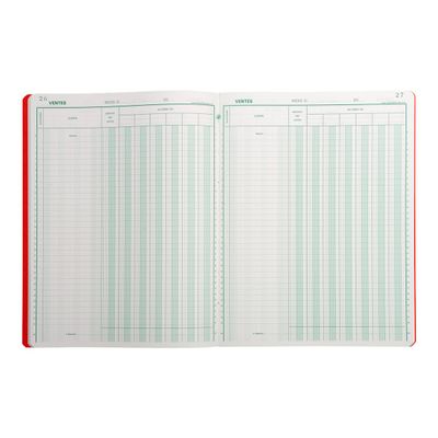 3130632065706-Exacompta - Registre des ventes - 7 colonnes - 32 x 25 cm - 80 pages-Avant-1