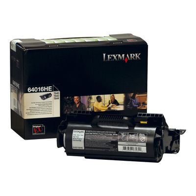 734646035842-Lexmark 64016HE - noir - cartouche laser d'origine-Avant-0