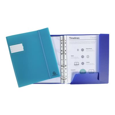3130630516637-Exacompta Campus Light - Classeur souple à anneaux - Dos 30 mm - A4 - pour 200 feuilles - disponible dans-Avant-1