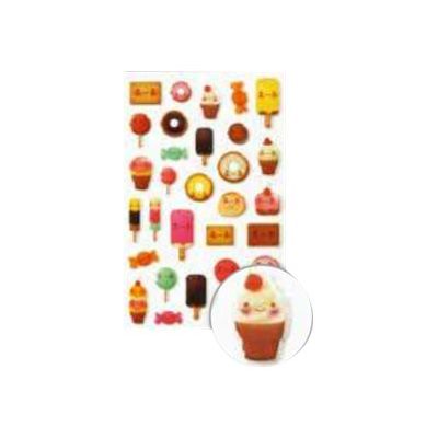 3609510900267-Maildor - 1 feuille gommettes kawai gourmand-Avant-0