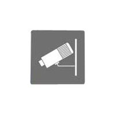 8711234004598-Pickup Home 3D - Plaque Acrylique Surveillance caméra - 9 x 9 cm - gris-Avant-0