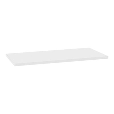 3483600495679-Top retour pour caisson bout de bureau Sunday - 95 x 60 cm - blanc-Angle gauche-0
