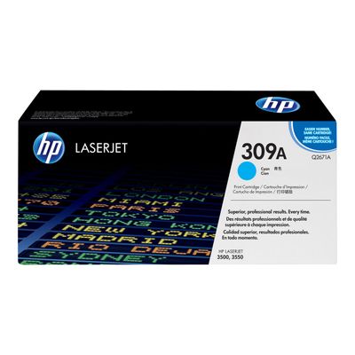 808736549875-HP 309A - cyan - toner LaserJet d'origine - cartouche laser-Avant-0
