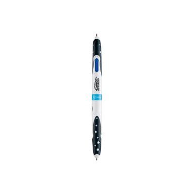 3154142291202-MAPED - Stylo à bille 4 couleurs - noir, rouge, bleu, vert - 1 mm - moyen - rétractable-Avant-0
