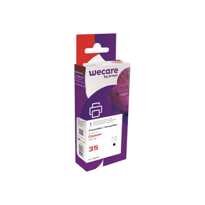 3112539807962-Cartouche compatible Canon PGI-35 - noir - Wecare-Angle gauche-0