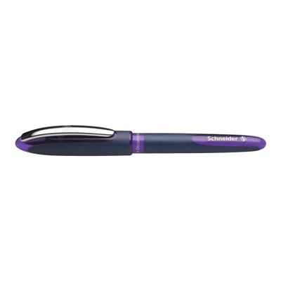 4004675098658-Schneider One Business - Roller - 0,6 mm - violet-Angle gauche-2