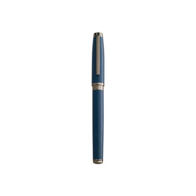 3108722402458-Oberthur Méridien - Stylo plume marine-Angle gauche-1