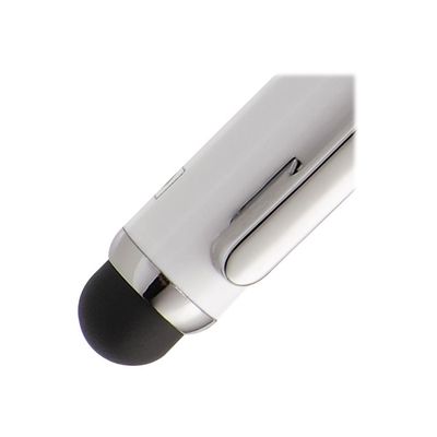 4014421310200-Online Touchpen - Stylo à bille 2 couleurs (bleu et rouge) blanc - embout tactile-Gros plan-2