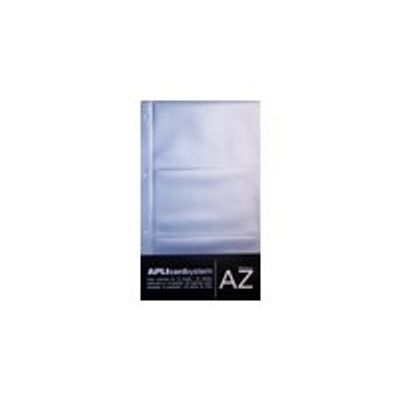 8410782122579-APLI Agipa - 10 Pochettes pour classeurs cartes de visite - 148 x 210 mm-Avant-0