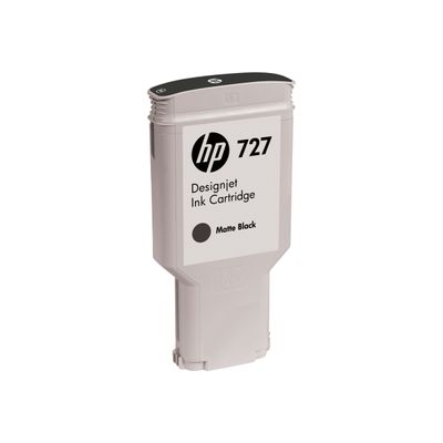 887758278048-HP 727XL - noir mat - cartouche d'encre originale (C1Q12A)-Angle gauche-1