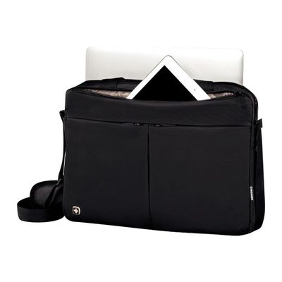 7613329014363-Wenger Format - Sacoche pour ordinateur portable 16" - noir-Angle droit-3