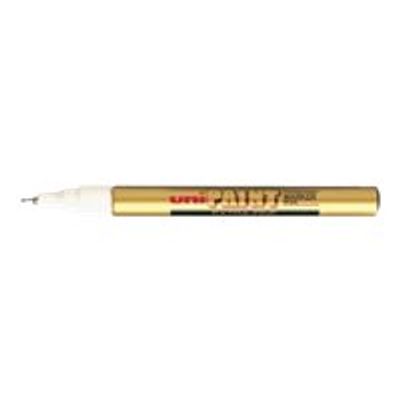 4901778918237-UNI PAINT PX - Marqueur permanent - pointe extra fine - or-Angle gauche-0