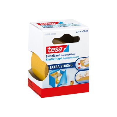4042448051707-Tesa - Ruban adhésif double face - 38 mm x 2.75 m-Angle gauche-0