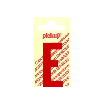 8711234243041-Pickup - Étiquette autocollante - 150 mm - Lettre E - rouge brillant-Avant-1